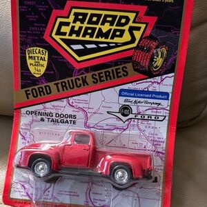 Champs Red Ford F-100 Toy Truck
